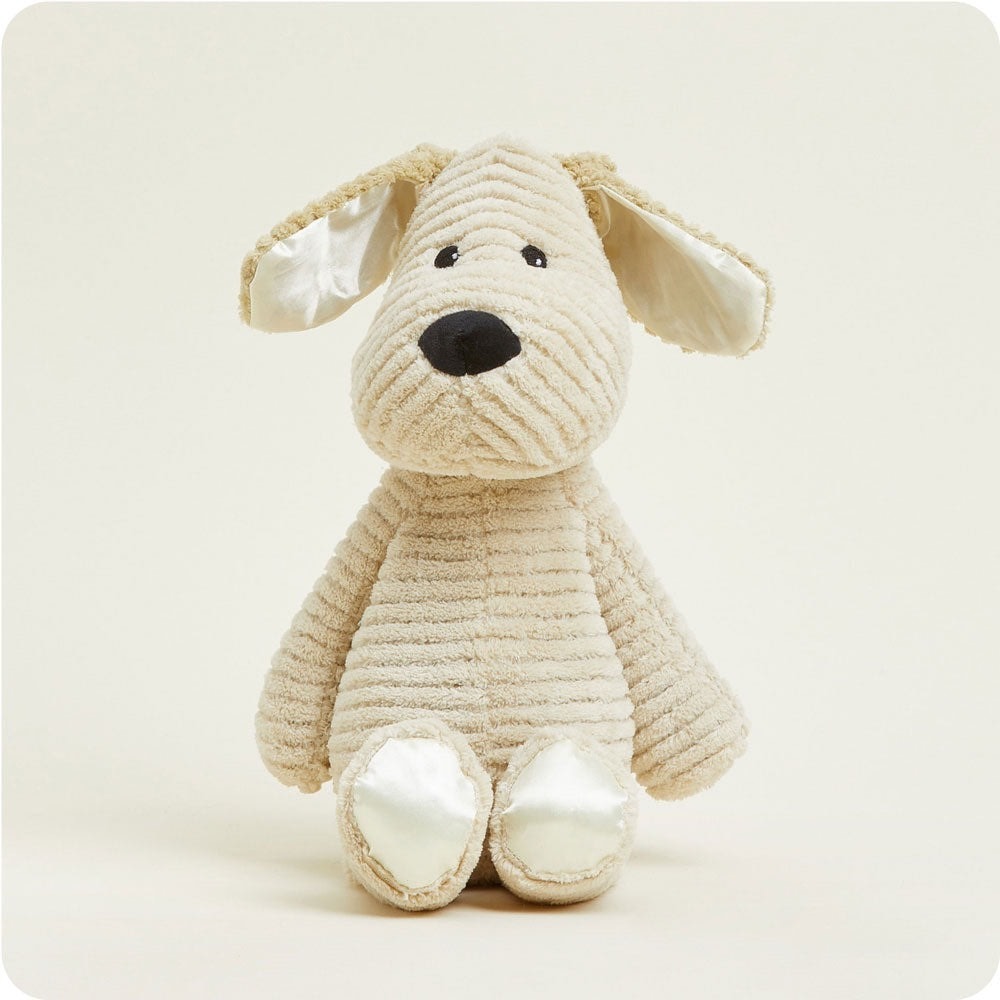 Warmies Dog Plush Microwavable Weighted Lavender Scented Cream Corduroy 13in